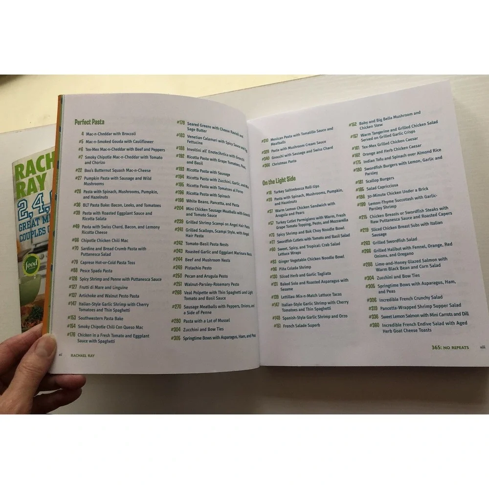 Lot of Rachael Ray Cookbooks 365 No Repeats, 2, 4, 6, 8 Easy Cooking‎ Recipes